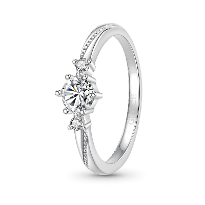'Amor a Primera Vista' Anillo Ajustable Diamante Mujer
