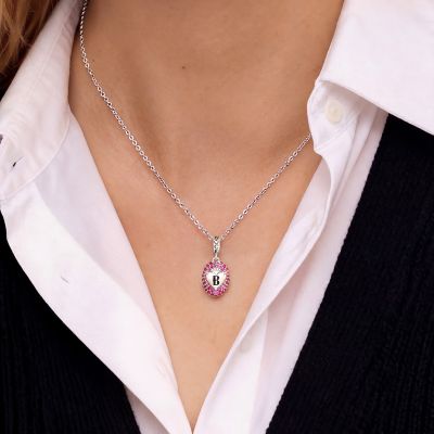 Amuleto grabable de corazón con apertura frontal