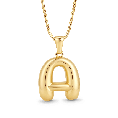 Collar de iniciales simples
