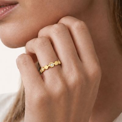 Anillo de panal hexagonal