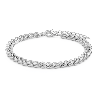 Pulsera de cadena de cuerda trenzada
