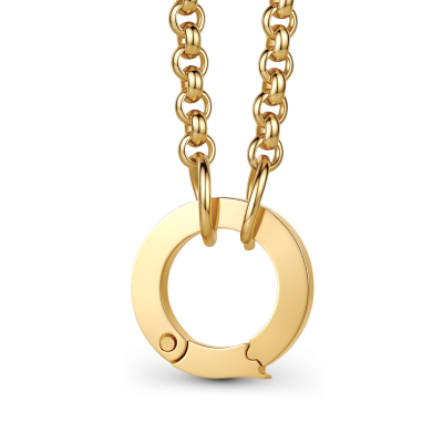 Collar con cierre circular