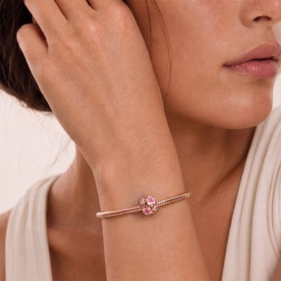 Cuentas rosas de flor de cerezo