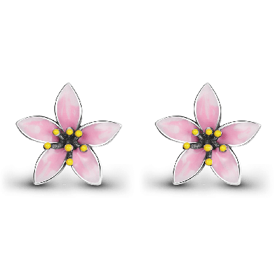 Pendientes de flor de cerezo