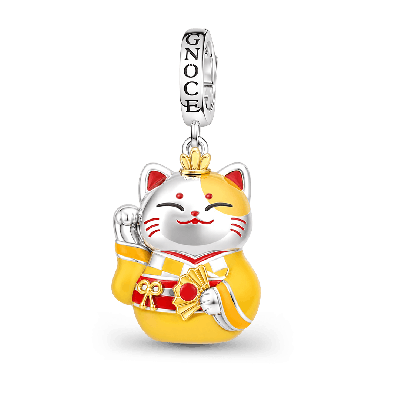 Amuleto colgante del broche de la suerte para gatos