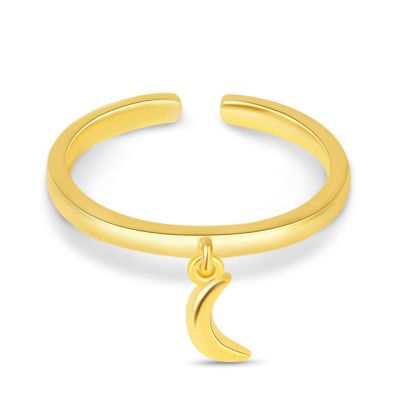 Anillo Luna Abierta Creciente